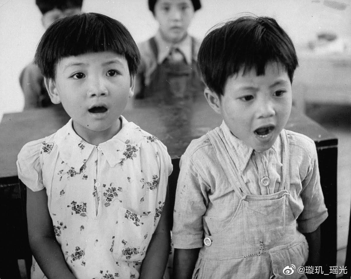80多年前的幼儿园老照片图片精选_5