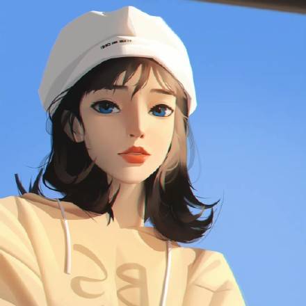 文艺女生插画高冷头像图片精选_6