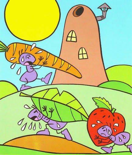 昆虫小蚂蚁彩色简笔画图片大全_12