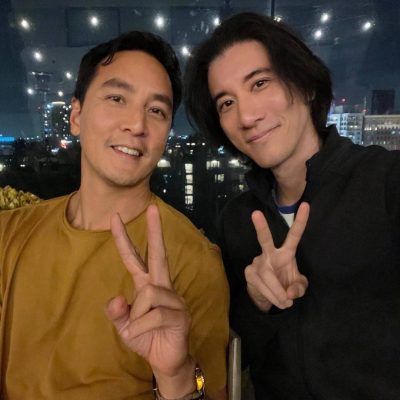 实力帅哥王力宏吴彦祖合照图片精选
