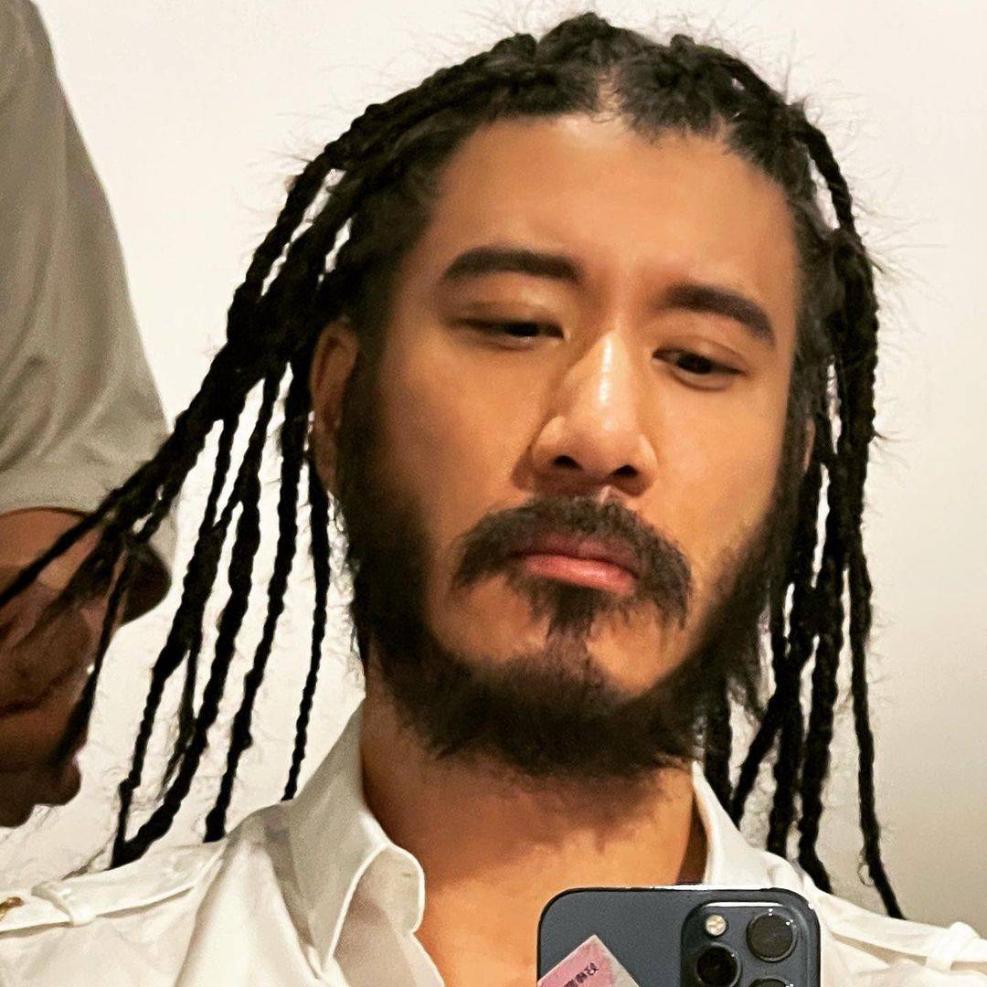 帅哥王力宏长发胡子拉碴图片精选_3