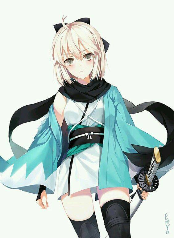 动漫拿刀少女高清图片精选_6