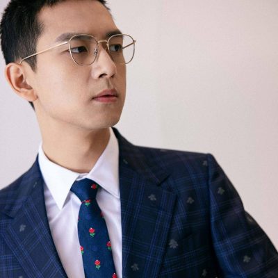 李现西装戴眼镜高清图片精选