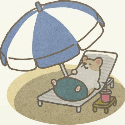 治愈系柯基狗狗彩色简笔画图片大全