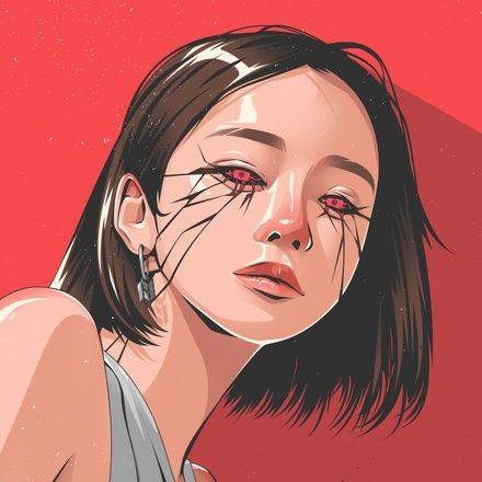 绝望流泪哭泣的头像动漫图片大全_3