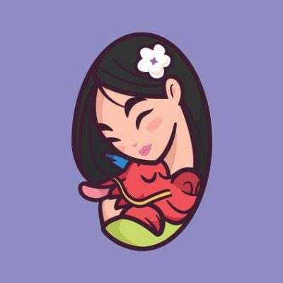 Q版花木兰彩色简笔画图片大全