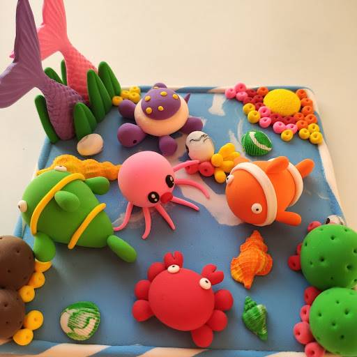 幼儿园彩泥做海底世界作品图片大全_2