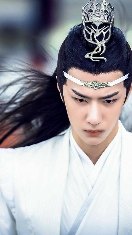 《陈情令》王一博蓝忘机白色古装图片精选_8