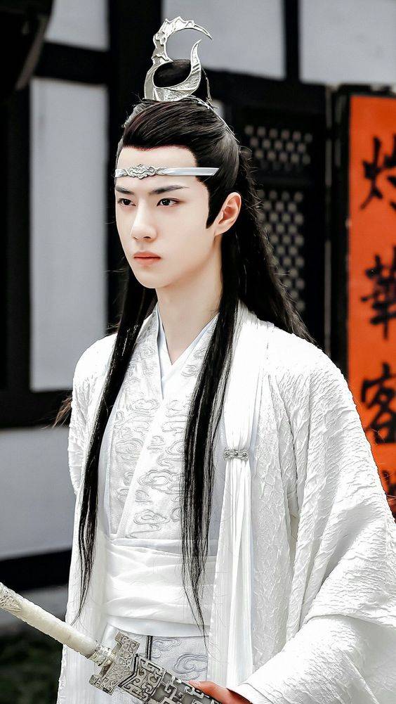 《陈情令》王一博蓝忘机白色古装图片精选_2