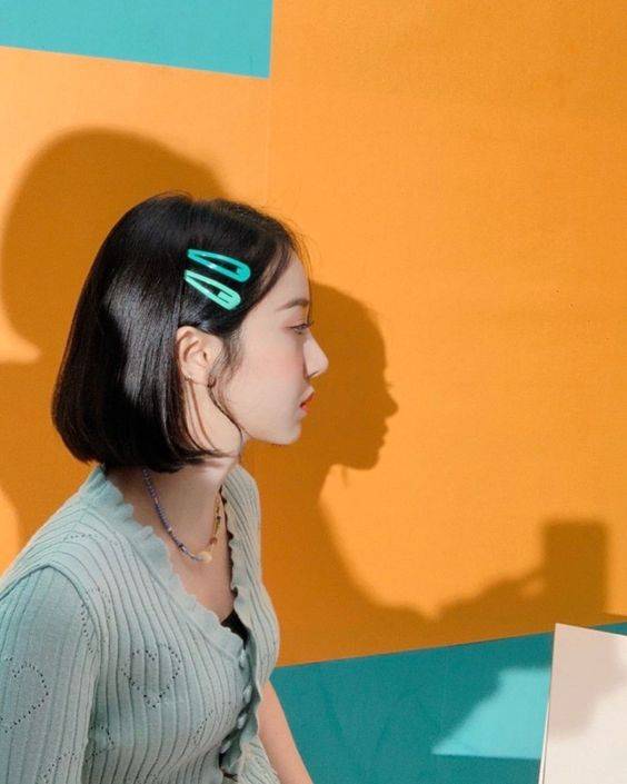女生最美的侧颜的图片高清_1