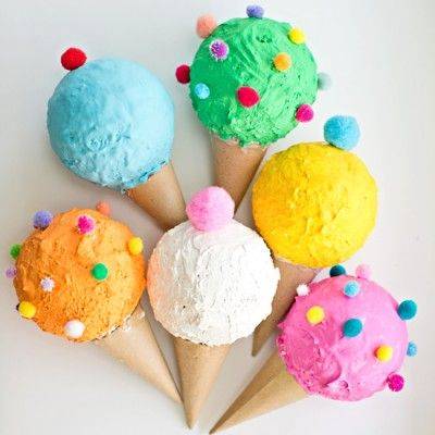 幼儿园手工制作冰激凌作品图片大全