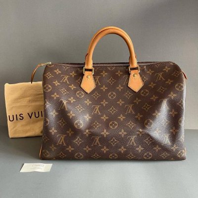正品LV Speedy 老花手提包包实拍细节图片