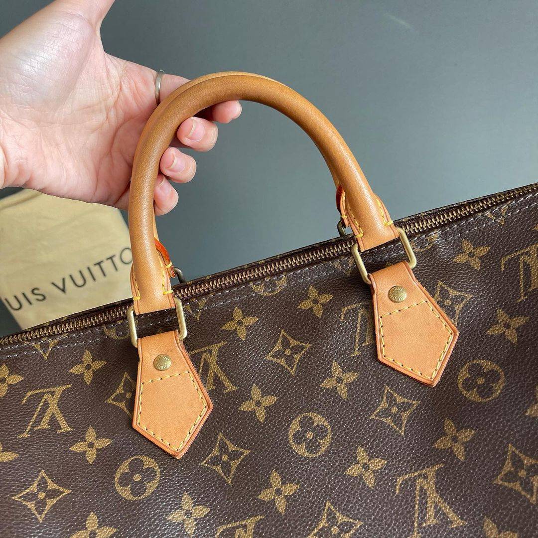 正品LV Speedy 老花手提包包实拍细节图片_1
