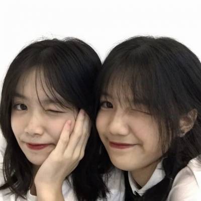 小女生可爱搞怪闺蜜头像一左一右！_12