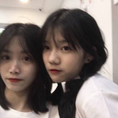 小女生可爱搞怪闺蜜头像一左一右！_11