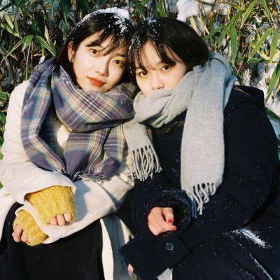小女生可爱搞怪闺蜜头像一左一右！_7