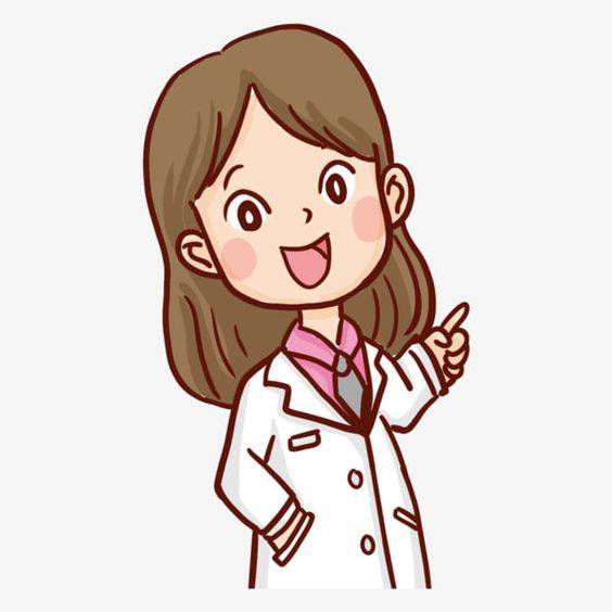 男女医生卡通形象头像图片_8