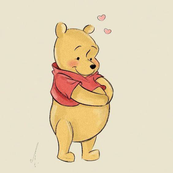 迪士尼小熊维尼彩色简笔画图片大全_6