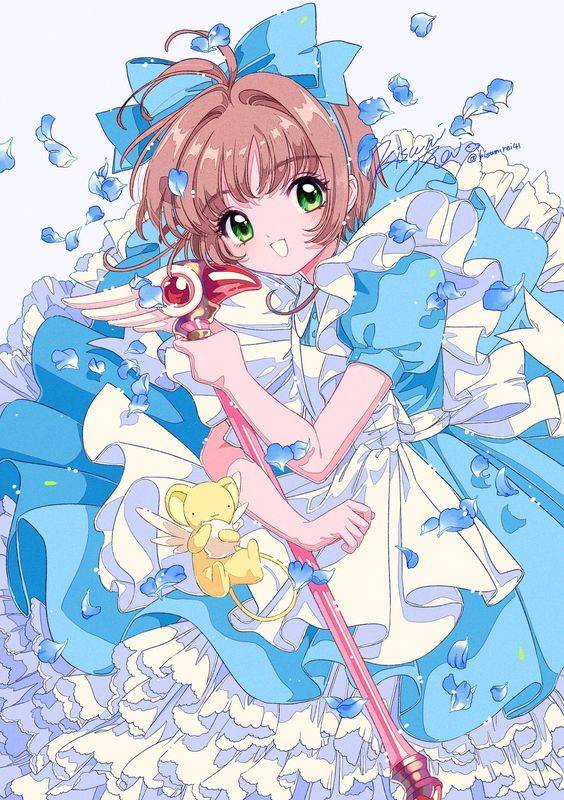 漫画魔卡少女樱主角小樱高清图片大全_3