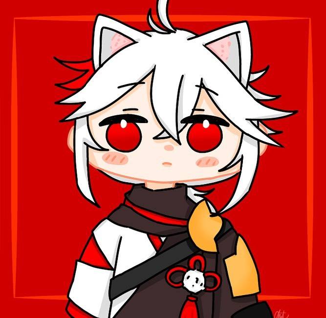 《原神》枫原万叶Q版简笔画图片精选_3