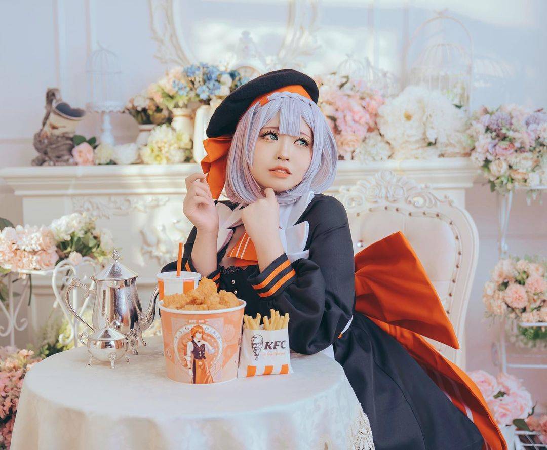 游戏《原神》诺艾尔真人Cosplay高清图片精选_6
