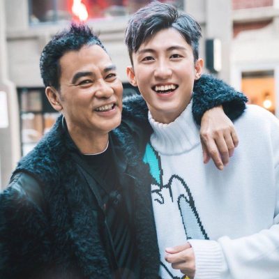 黄景瑜任达华两大帅哥合影照片精选