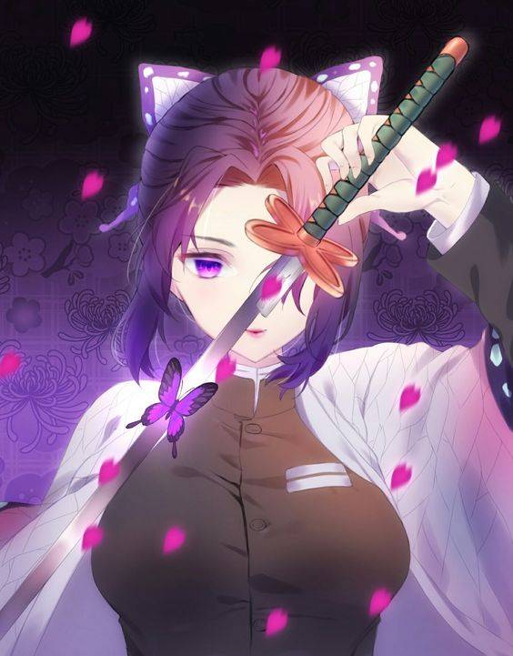《鬼灭之刃》蝴蝶忍高清原画图片精选_8