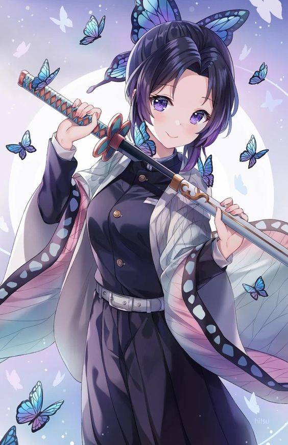 《鬼灭之刃》蝴蝶忍高清原画图片精选_4