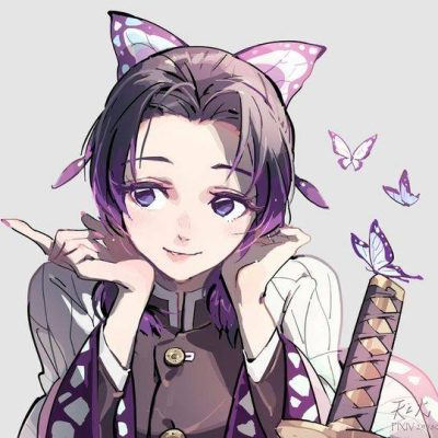 《鬼灭之刃》蝴蝶忍高清原画图片精选