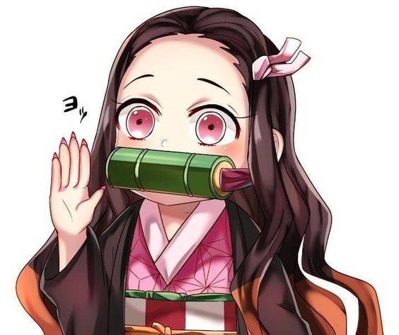 鬼灭之刃灶门祢豆子Q版头像高清图片_15
