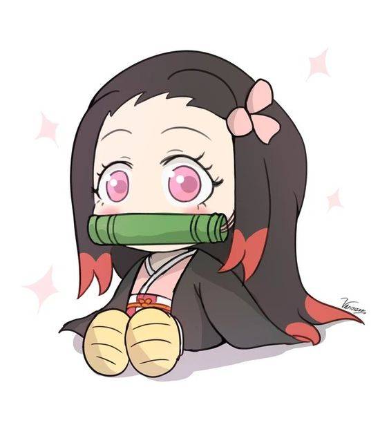 鬼灭之刃灶门祢豆子Q版头像高清图片_12