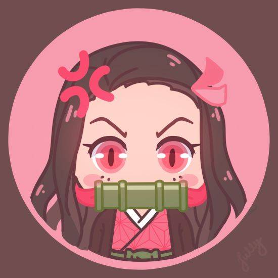 鬼灭之刃灶门祢豆子Q版头像高清图片_6