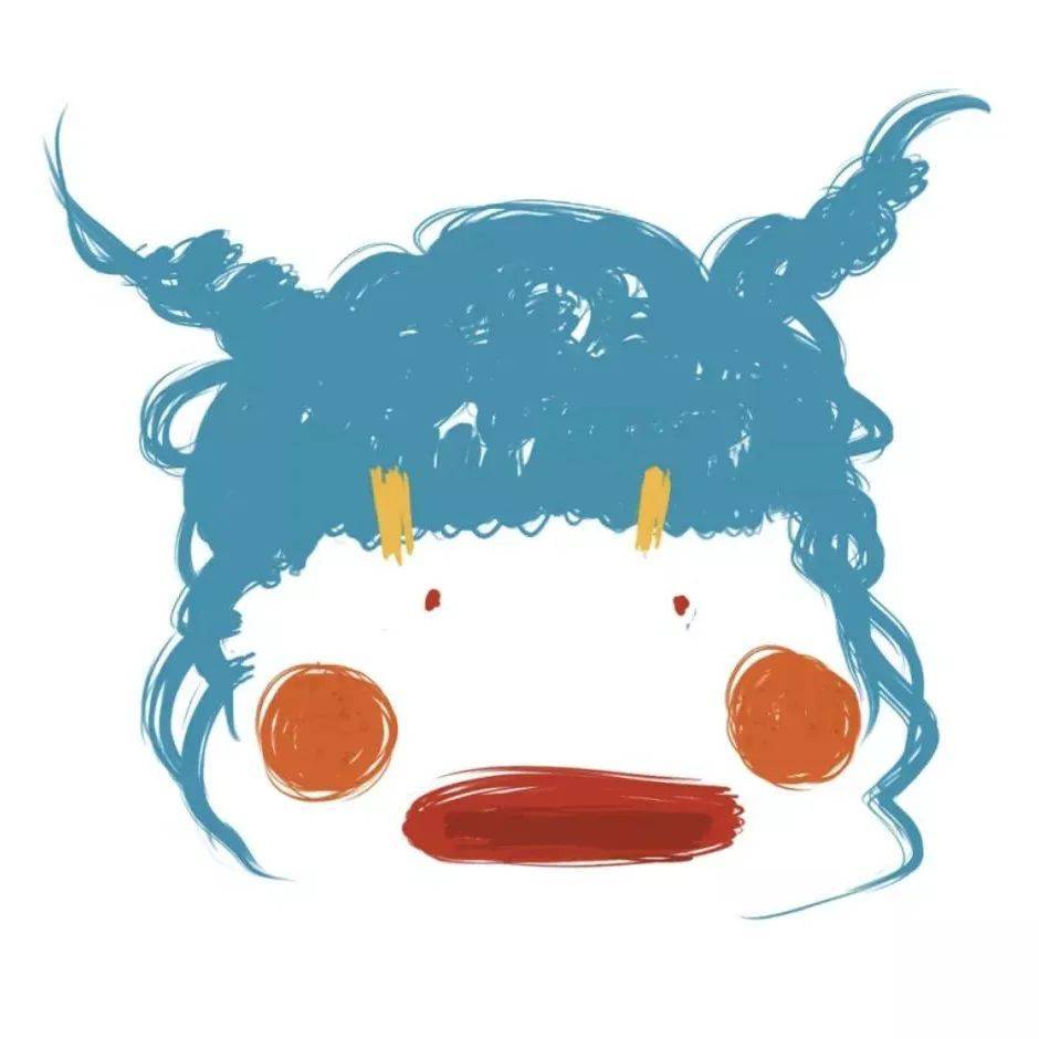 沙雕女孩搞怪简笔画头像高清图片精选_11
