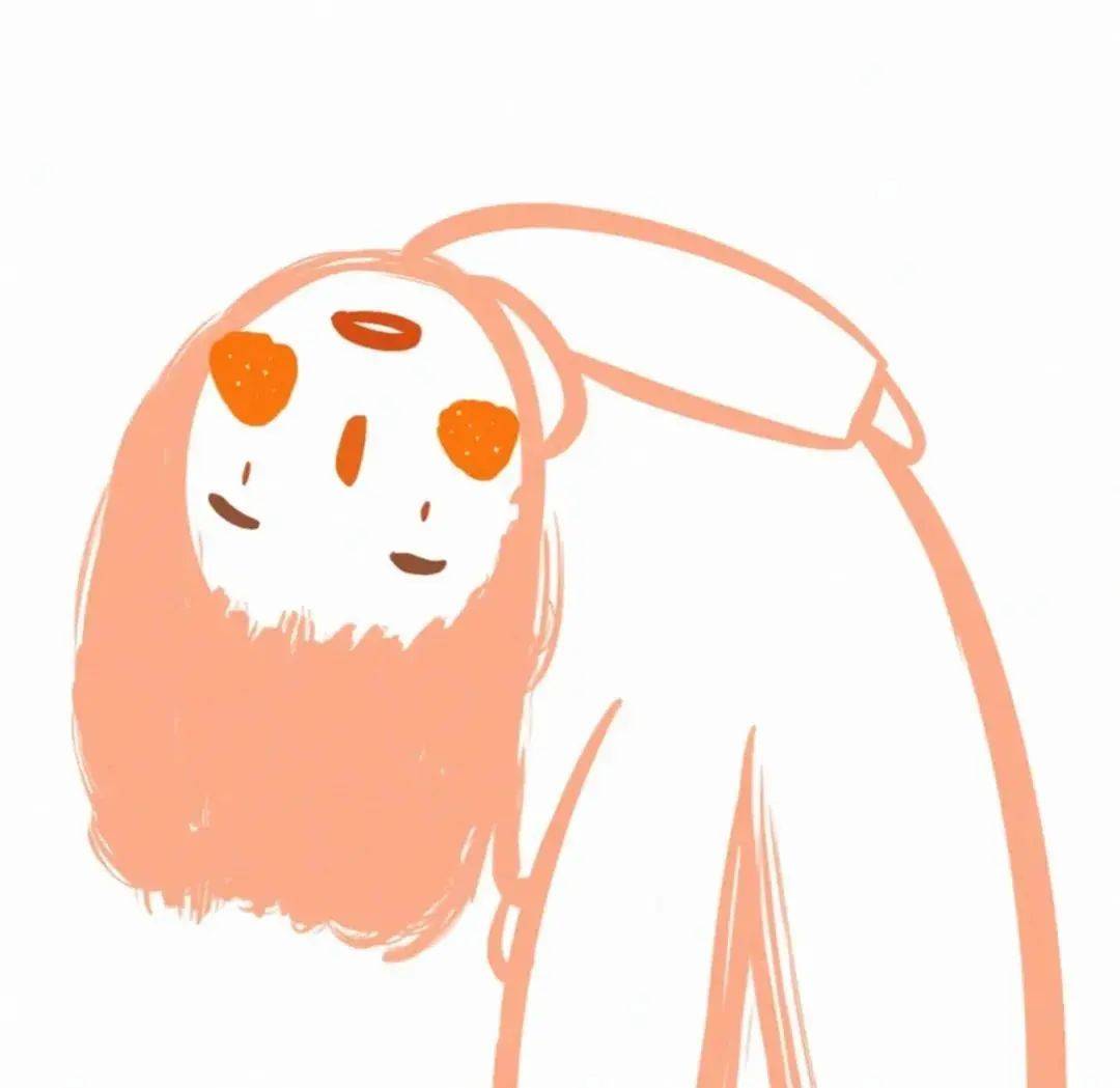 沙雕女孩搞怪简笔画头像高清图片精选_8