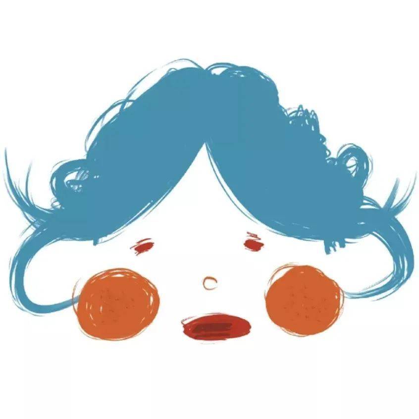 沙雕女孩搞怪简笔画头像高清图片精选_5