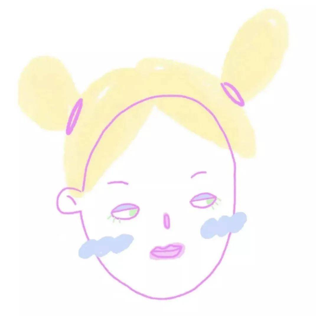沙雕女孩搞怪简笔画头像高清图片精选_4