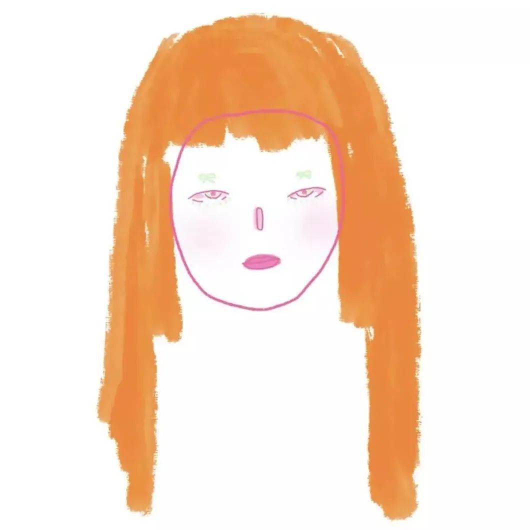沙雕女孩搞怪简笔画头像高清图片精选_2