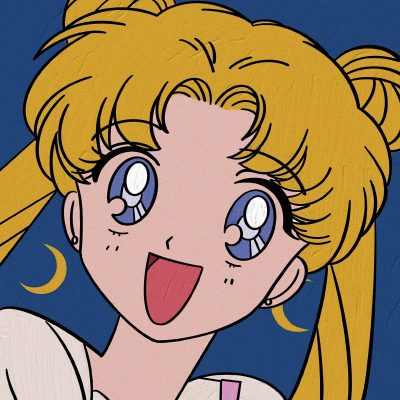 可爱动漫美少女战士水冰月表情头像