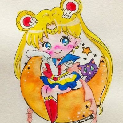 Q版水冰月彩色简笔画图片大全