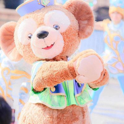 迪士尼人偶达菲熊无水印高清工作照图片精选