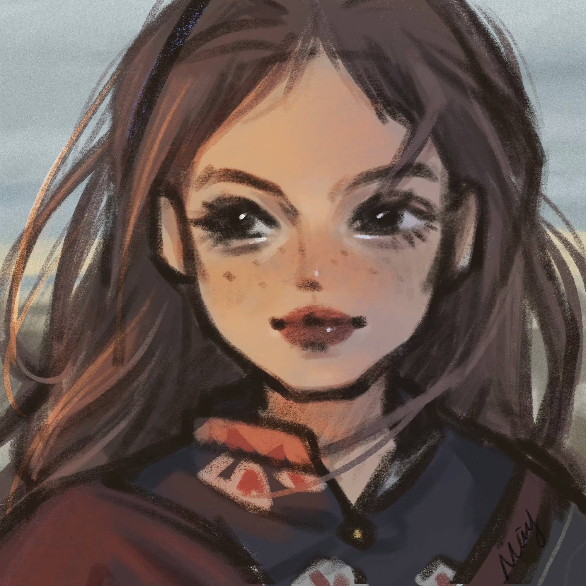 女生可爱精致的手绘头像图片精选_14