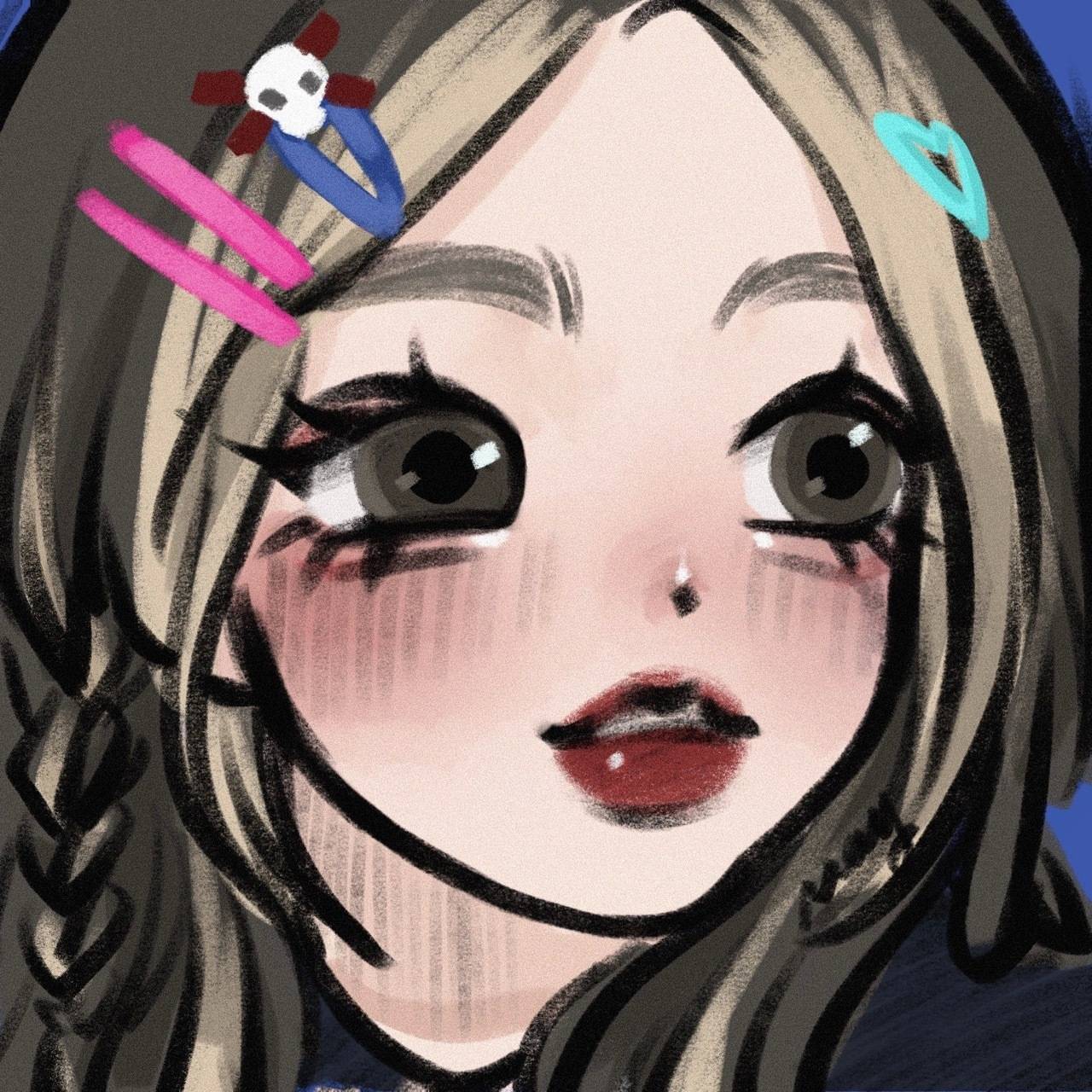 女生可爱精致的手绘头像图片精选_11