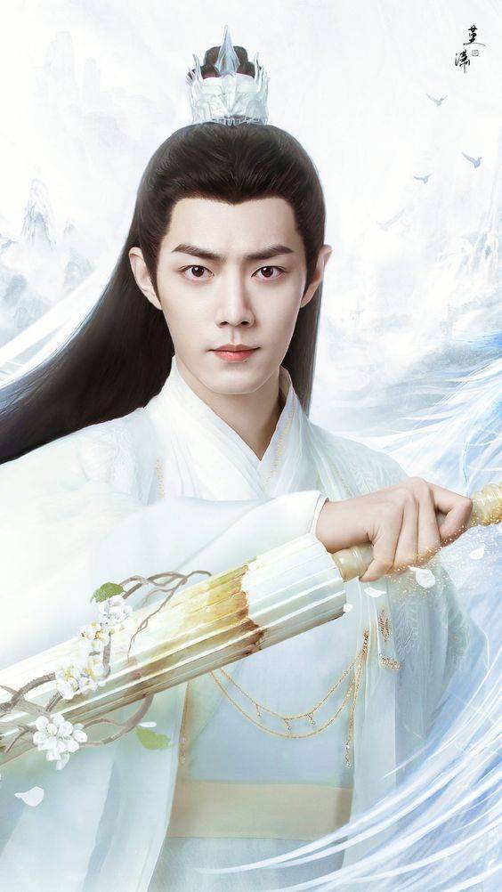 肖战《玉骨遥》古装白衣造型帅炸了！_7