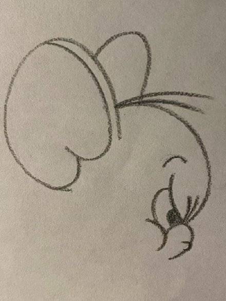 动画片《猫和老鼠》老鼠Jerry杰瑞简笔画画法教程图片_4
