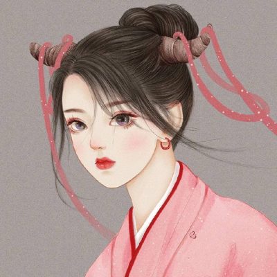 绝美古装十二星座女生头像 手绘古风头像图