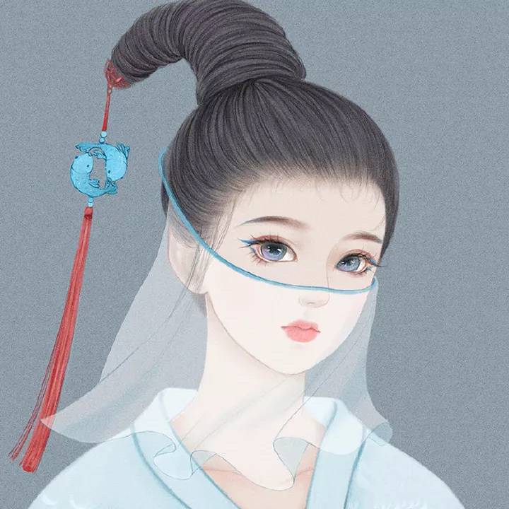 绝美古装十二星座女生头像 手绘古风头像图_10