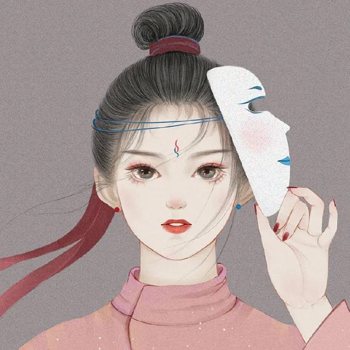绝美古装十二星座女生头像 手绘古风头像图_9