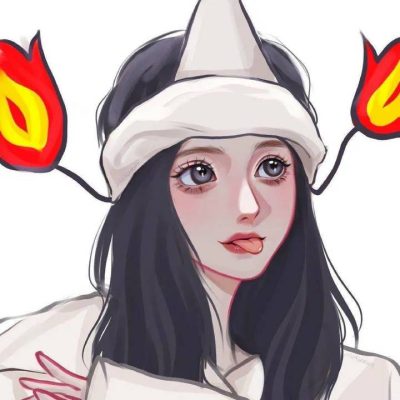 邪魅可爱闺蜜三人头像手绘版图片 三人一人一张