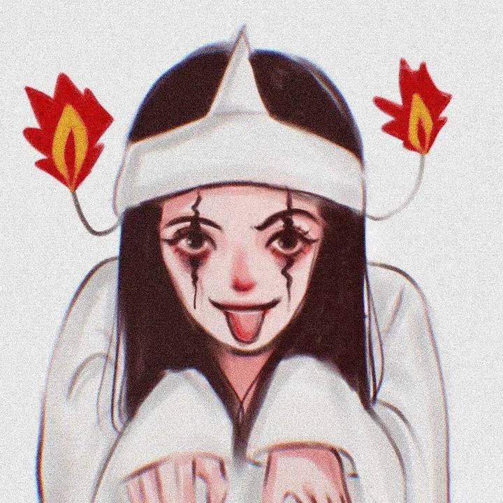 邪魅可爱闺蜜三人头像手绘版图片 三人一人一张_8