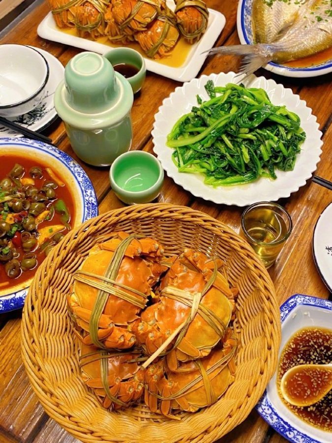 美食大闸蟹图片，急头白脸吃一顿大闸蟹要多少钱！_9